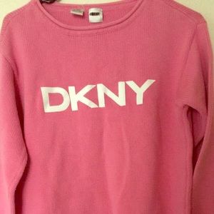 DKNY pink sweater
